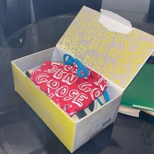 Golden goose sneakers for kids. comes dirty looking